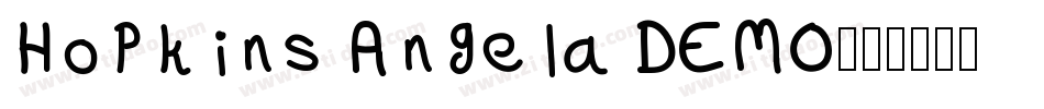 Hopkins Angela DEMO字体转换